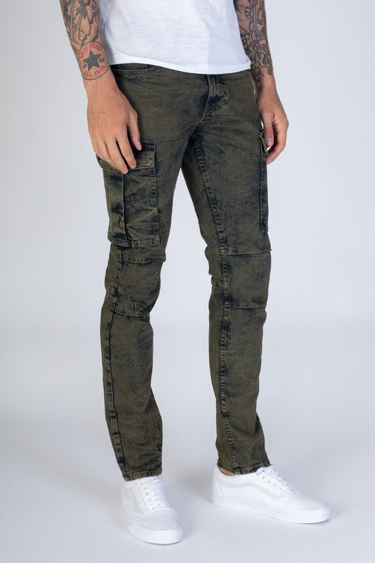 KNDK Olive Jeans